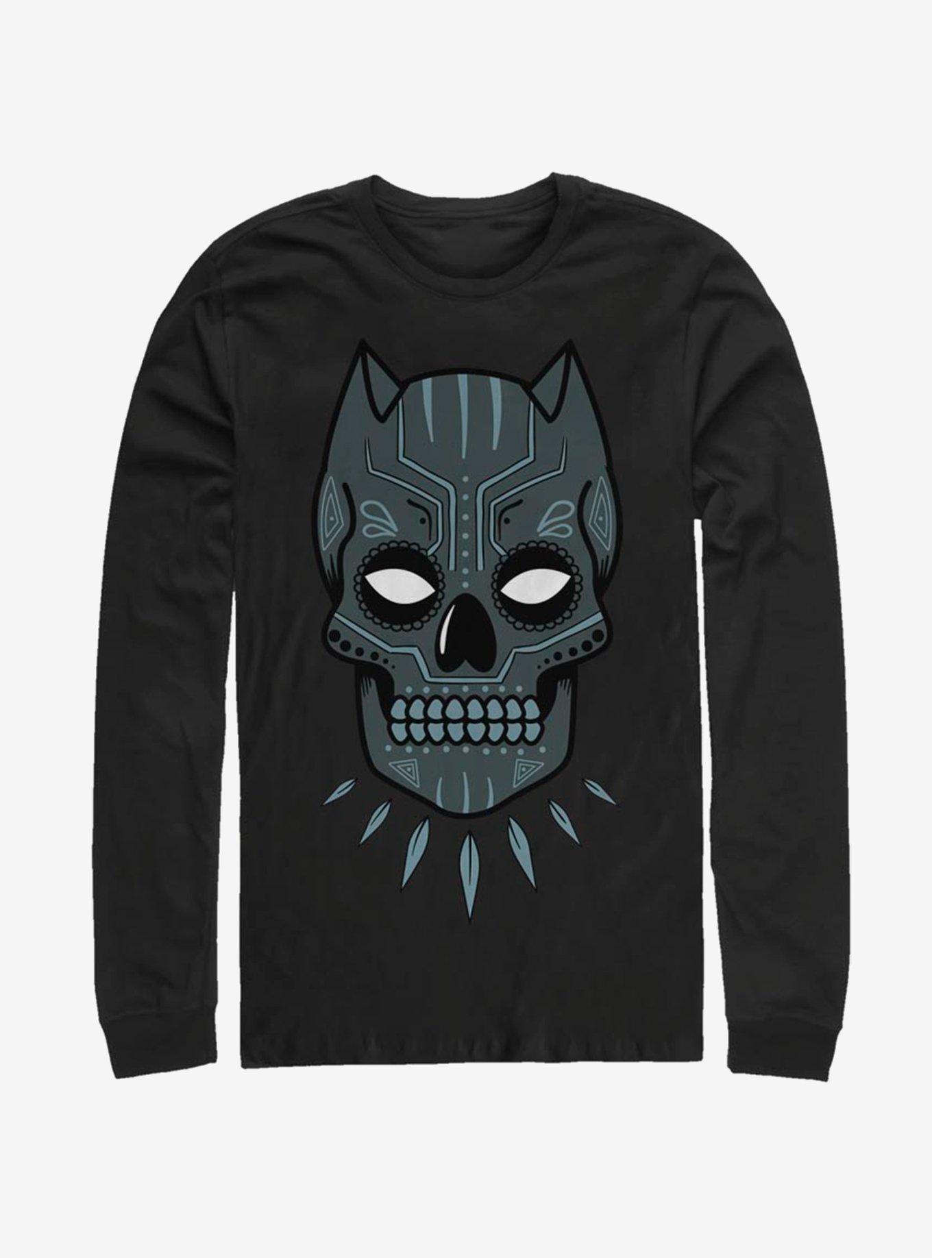 Marvel Black Panther Sugar Skull Long-Sleeve T-Shirt, , hi-res
