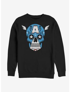 Marvel Captain America Sugar Skull Sweatshirt, , hi-res