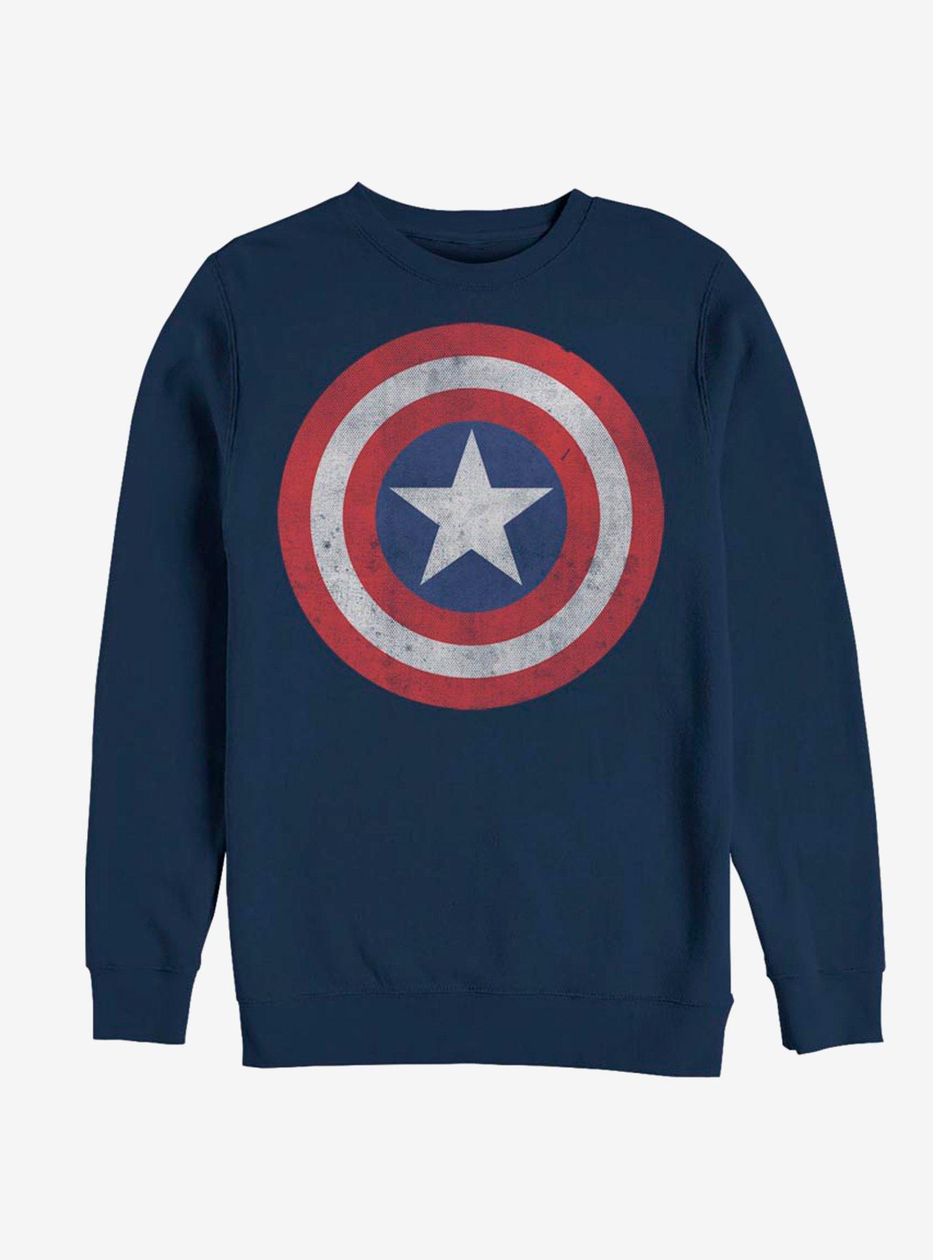Marvel Captain America Classic Shield Logo Sweatshirt, , hi-res