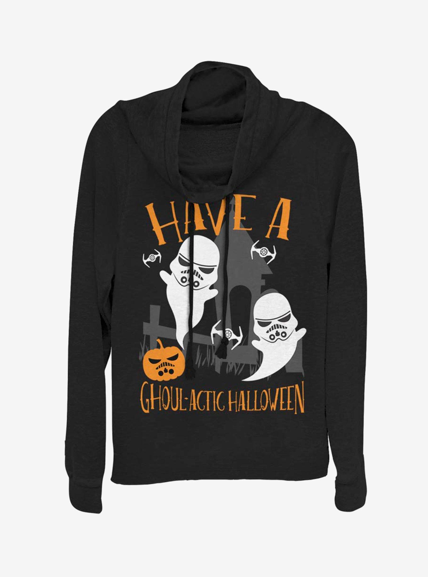 Star Wars Ghoul-actic Halloween Cowlneck Long-Sleeve Womens Top, , hi-res