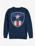 Marvel Captain America Classic Shield Crest Sweatshirt, NAVY, hi-res