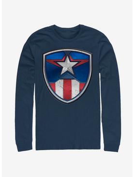 Marvel Captain America Classic Shield Crest Long-Sleeve T-Shirt, , hi-res
