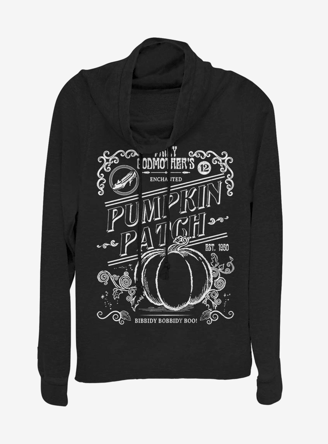 Disney Cinderella Midnight Pumpkin Patch Cowlneck Long-Sleeve Womens Top, , hi-res