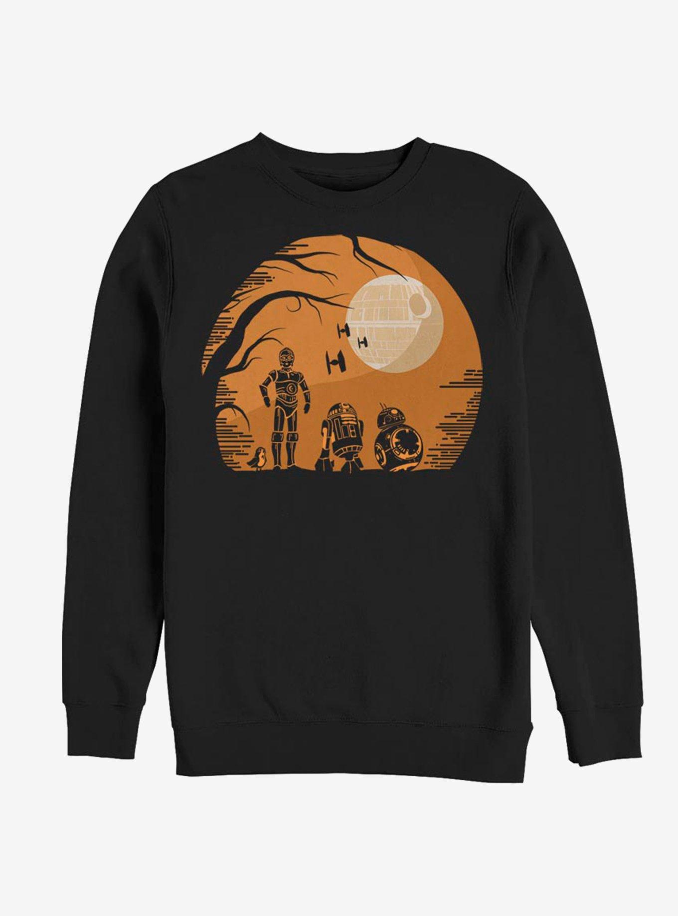 Star Wars Episode VIII The Last Jedi Droid Haunt Sweatshirt, BLACK, hi-res