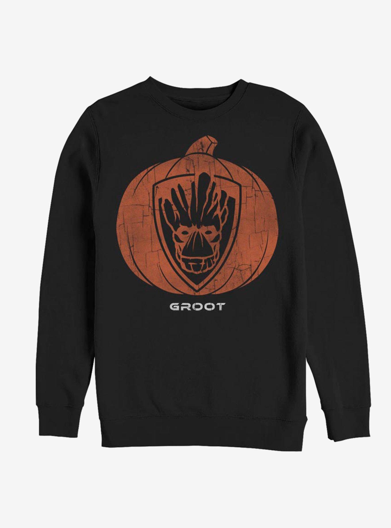 Marvel Guardians Of The Galaxy Groot Pumpkin Sweatshirt, , hi-res
