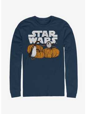 Star Wars Episode VIII The Last Jedi Pumpkin Patch Porg Long-Sleeve T-Shirt, , hi-res