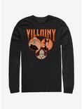 Disney Villains Evil Trifecta Long-Sleeve T-Shirt, BLACK, hi-res