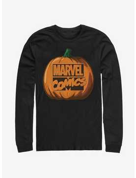 Marvel Pumpkin Logo Long-Sleeve T-Shirt, , hi-res