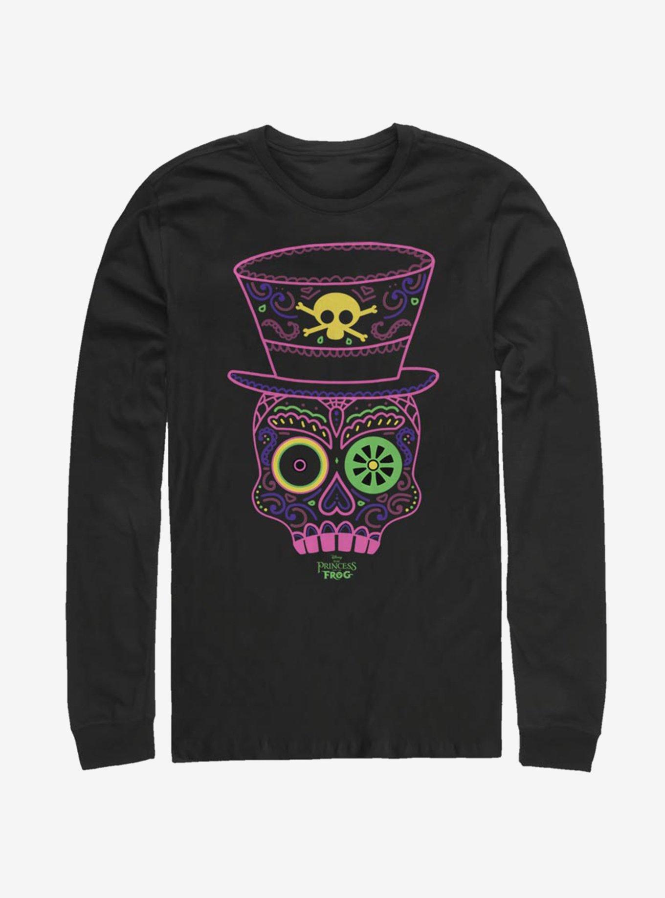 Disney The Princess And The Frog Facilier Tarot Skull Long-Sleeve T-Shirt, , hi-res