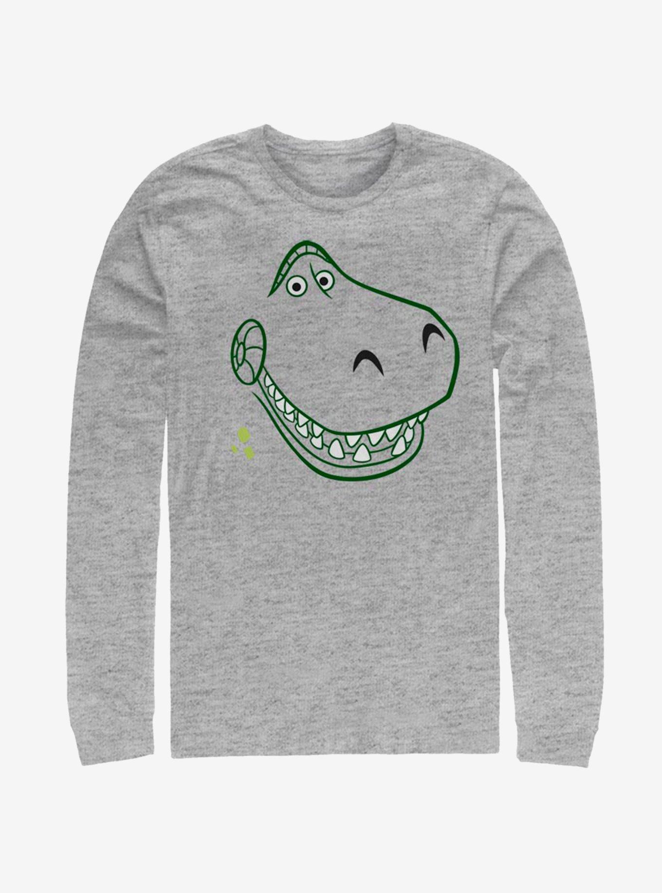 Disney Pixar Toy Story Rex Smile Long-Sleeve T-Shirt, ATH HTR, hi-res