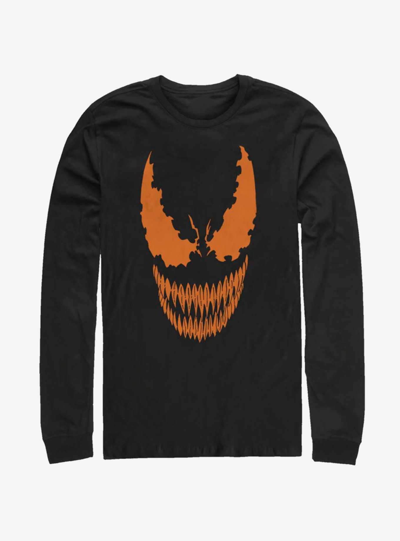 Marvel Venom Pumpkin Orange Face Long-Sleeve T-Shirt, , hi-res