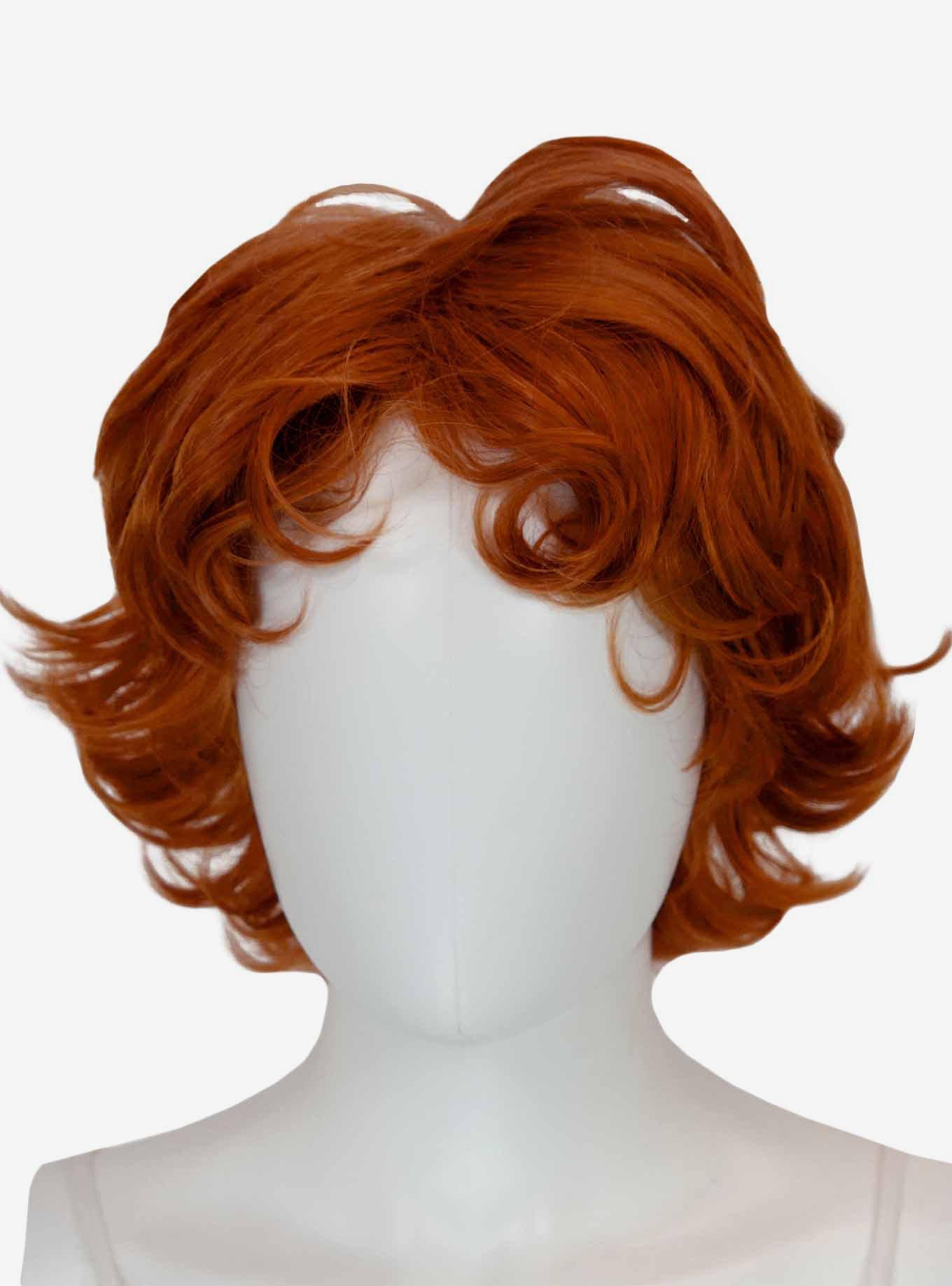 Epic Cosplay Aion Copper Red Short Wavy Wig, , hi-res