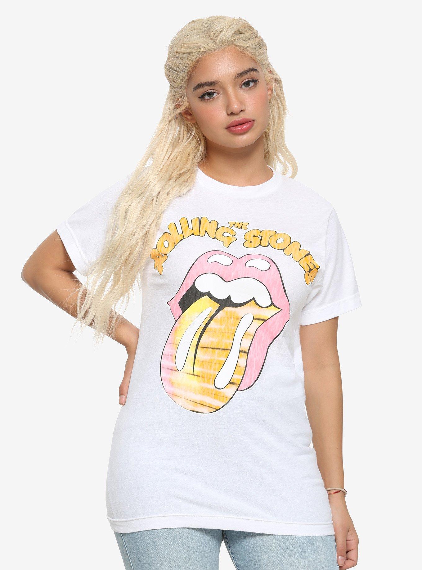 The Rolling Stones Tie-Dye Print Girls T-Shirt | Hot Topic