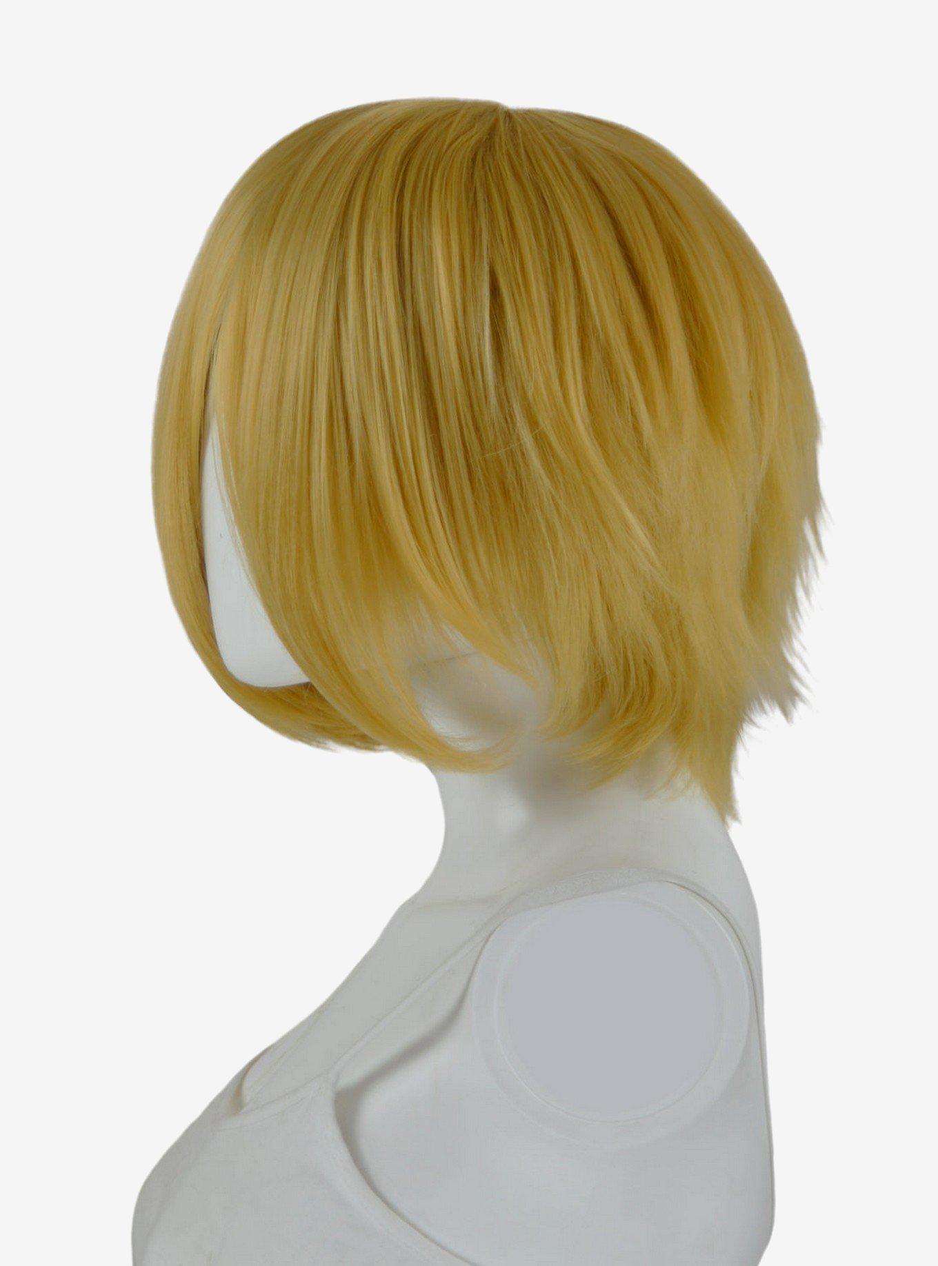 Epic Cosplay Aphrodite Caramel Blonde Long Bang Layered Short Wig, , hi-res