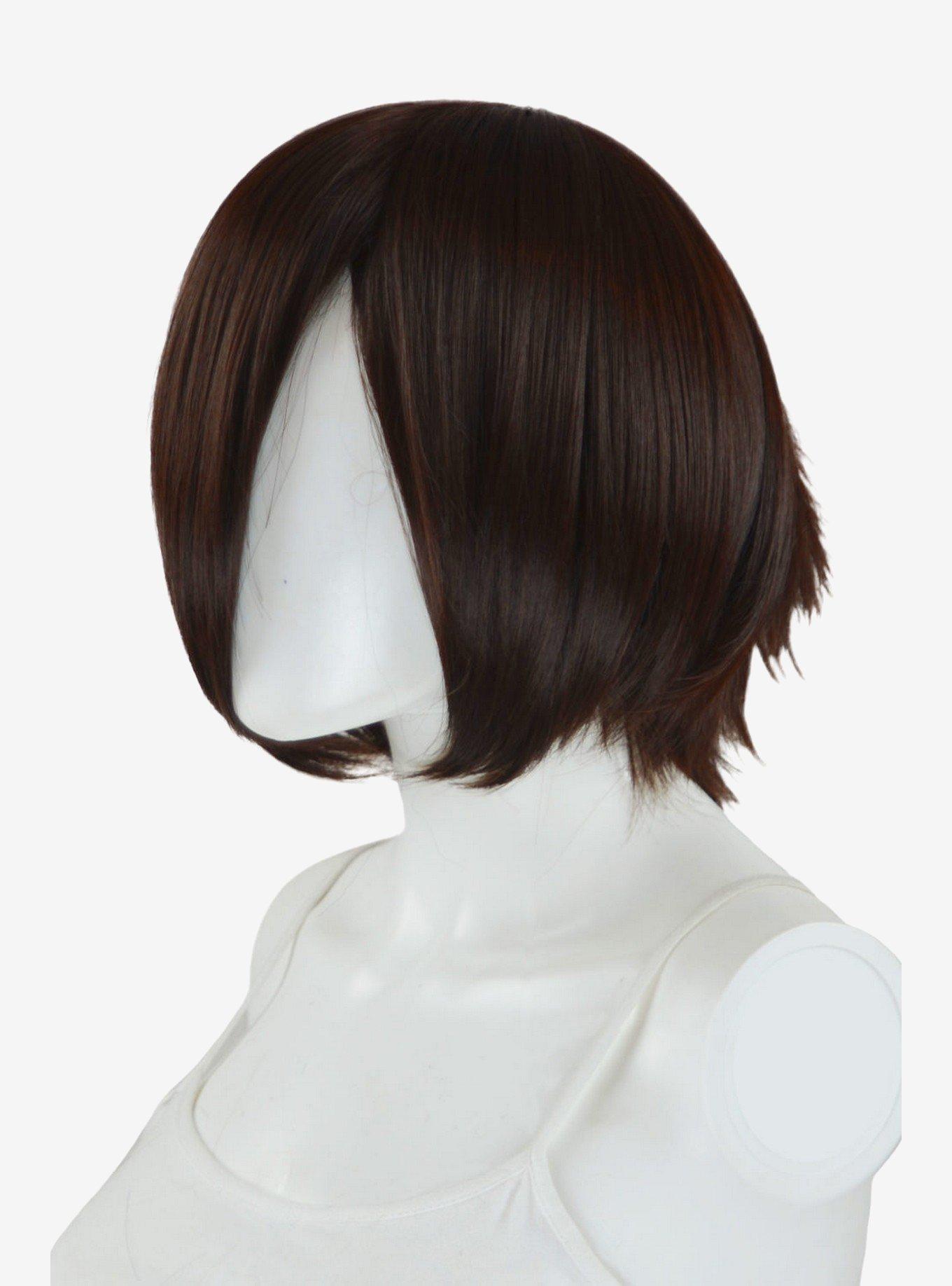 Hot Topic Epic Cosplay Aphrodite Dark Long Bang Layered Short Wig