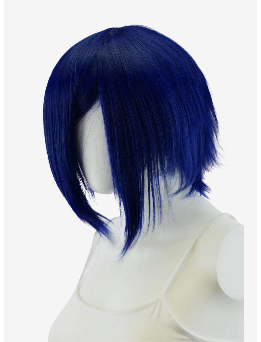 Epic Cosplay Aphrodite Midnight Blue Long Bang Layered Short Wig, , hi-res