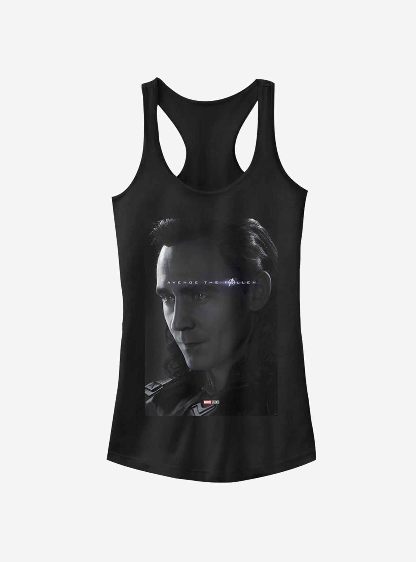 Marvel Loki Avenge Loki Girls Tank, BLACK, hi-res