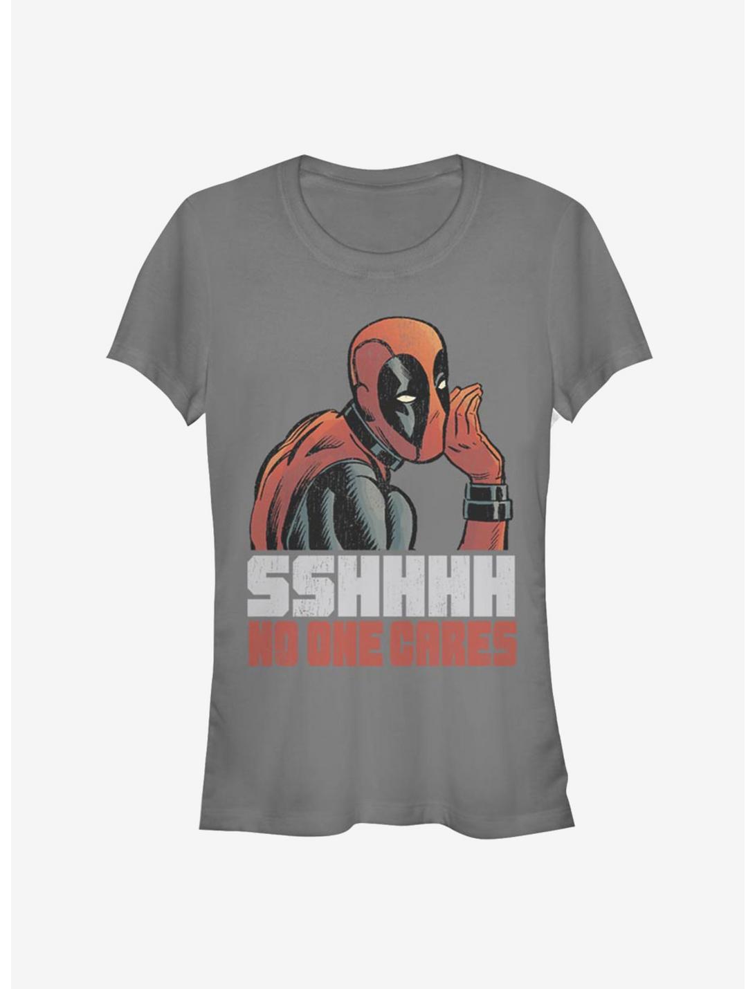 Marvel Deadpool No One Girls T-Shirt, CHARCOAL, hi-res