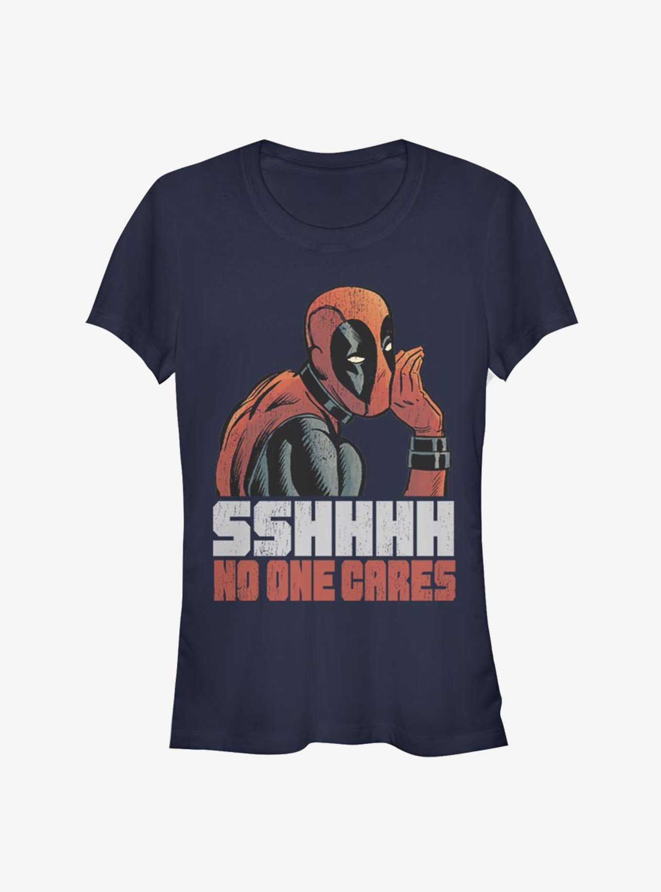 Marvel Deadpool No One Girls T-Shirt, NAVY, hi-res