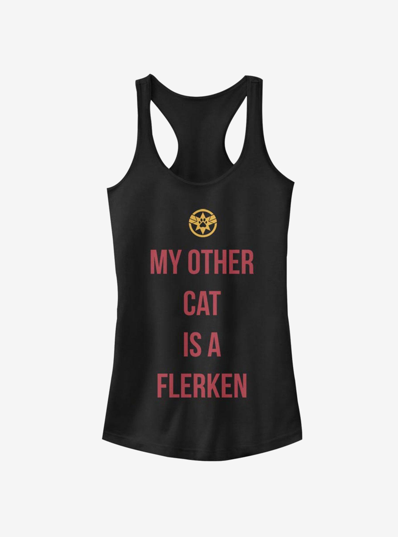 Marvel Captain Marvel Movie Other Cat Girls Tank - BLACK | Hot Topic