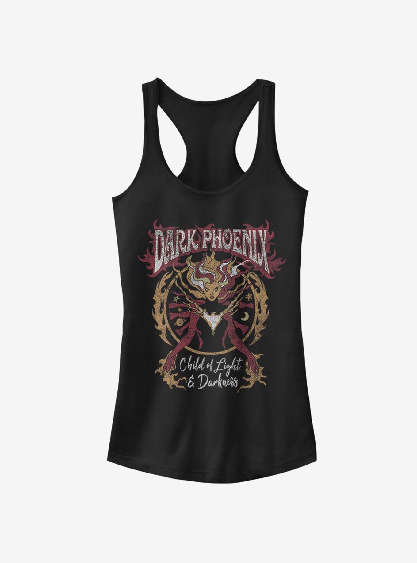 Marvel X-Men Phoenix Phoenix Rising Girls Tank, BLACK, hi-res