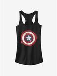 Marvel Captain America Spray Logo Girls Tank, BLACK, hi-res