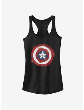 Plus Size Marvel Captain America Spray Logo Girls Tank, , hi-res