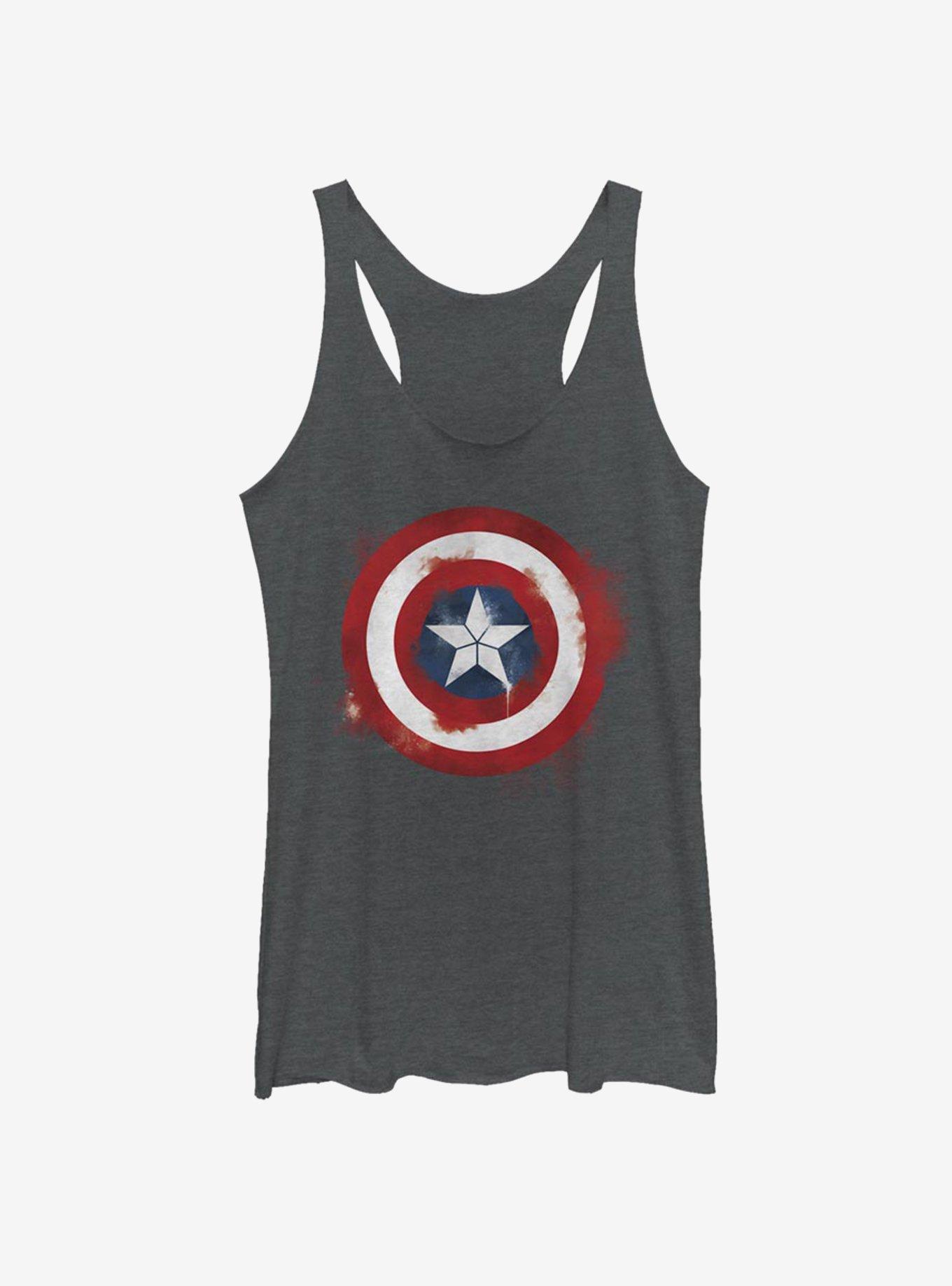 Marvel Captain America Spray Logo Girls Tank, , hi-res