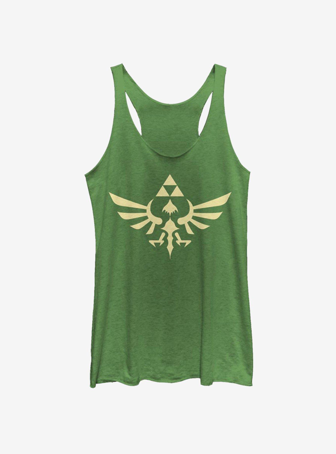 Nintendo The Legend of Zelda Triumphant Triforce Girls Tank, ENVY, hi-res