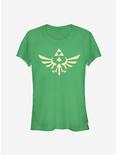 Nintendo The Legend of Zelda Triumphant Triforce Girls T-Shirt, , hi-res