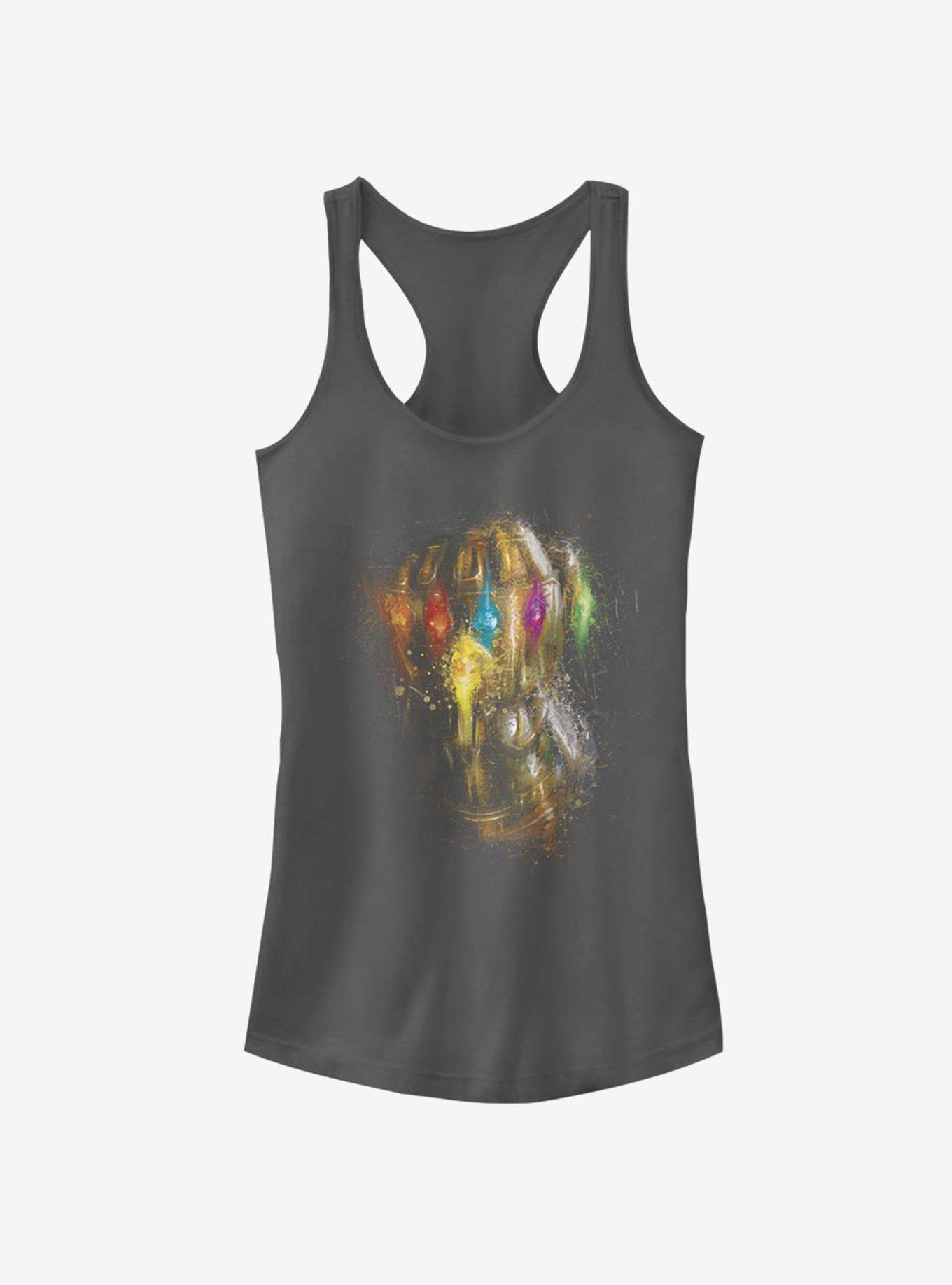 Marvel Avengers Painting Glove Girls Tank, CHARCOAL, hi-res