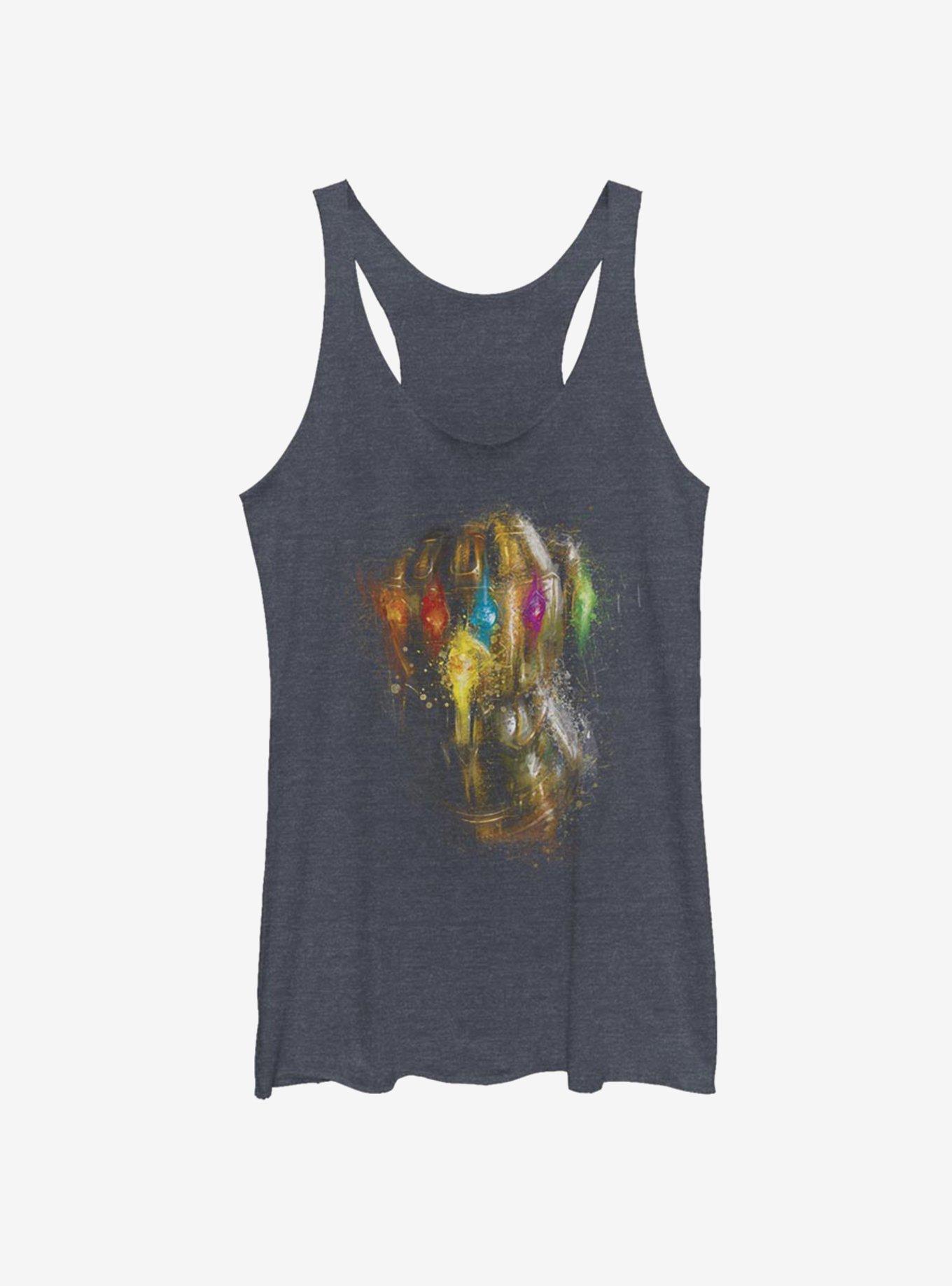 Marvel Avengers Painting Glove Girls Tank, NAVY HTR, hi-res