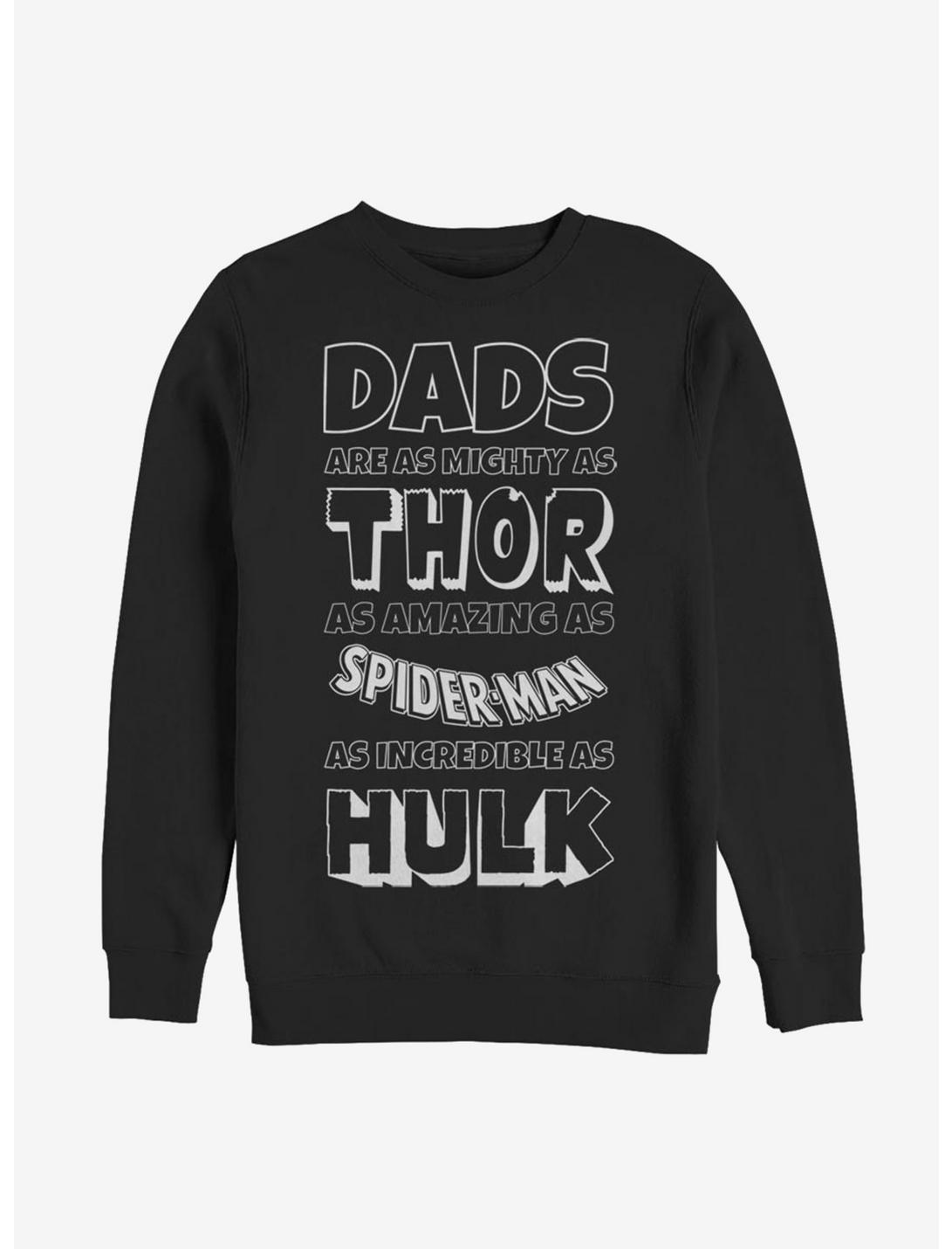 Marvel Marvel Dads Sweatshirt, BLACK, hi-res