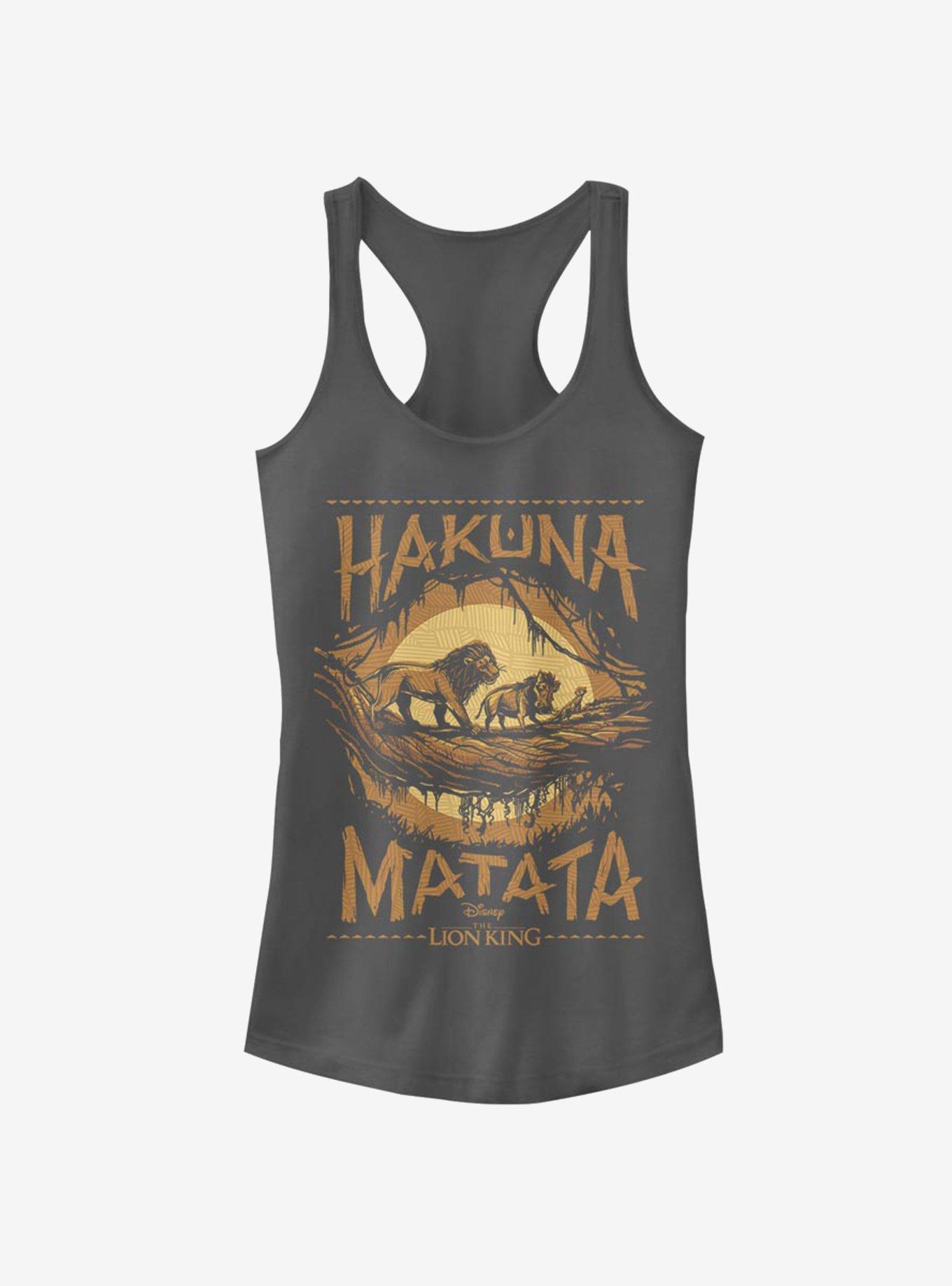 Disney The Lion King 2019 Savanna Poster Girls Tank, CHARCOAL, hi-res