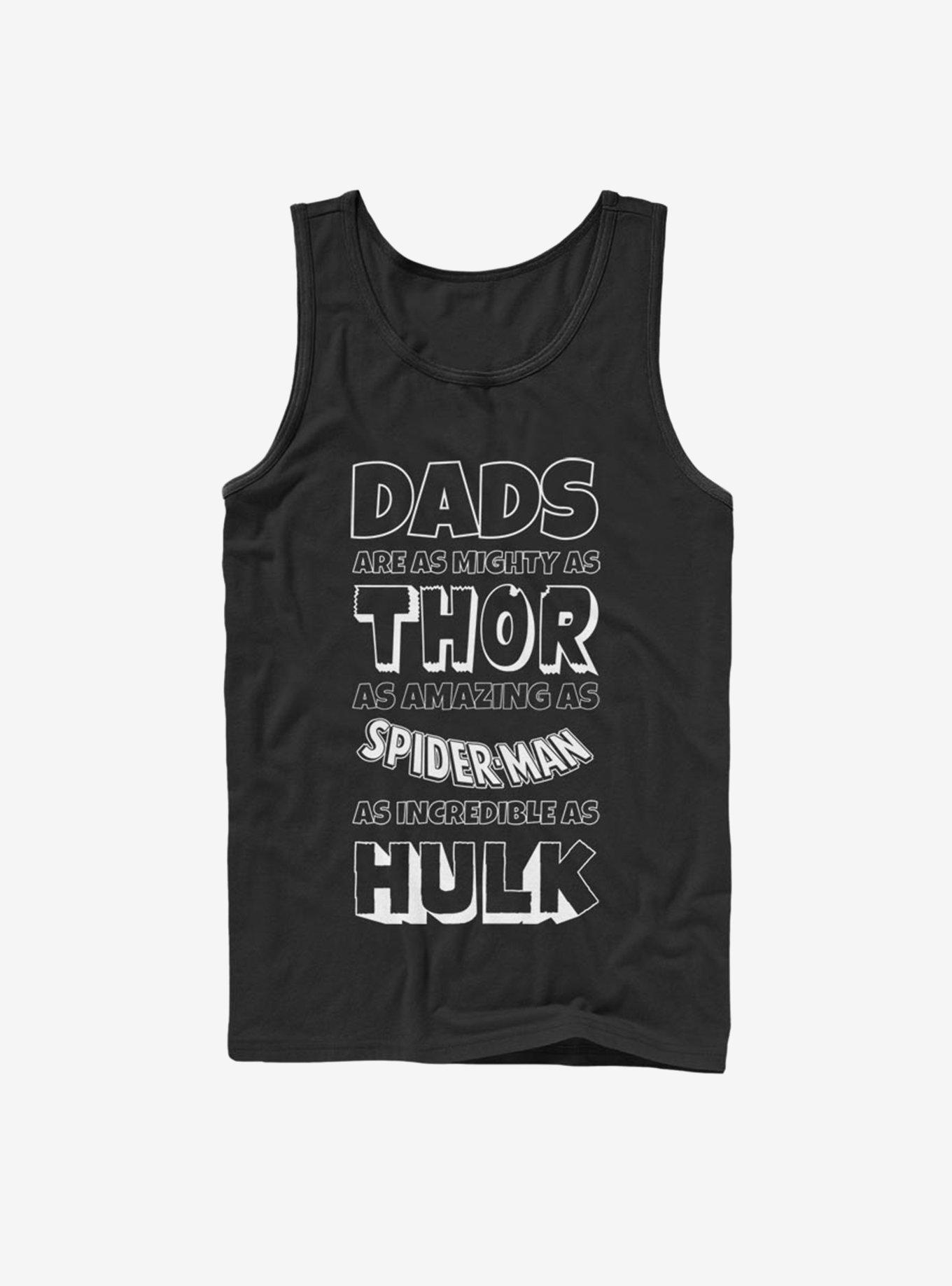 Marvel Marvel Dads Tank, BLACK, hi-res