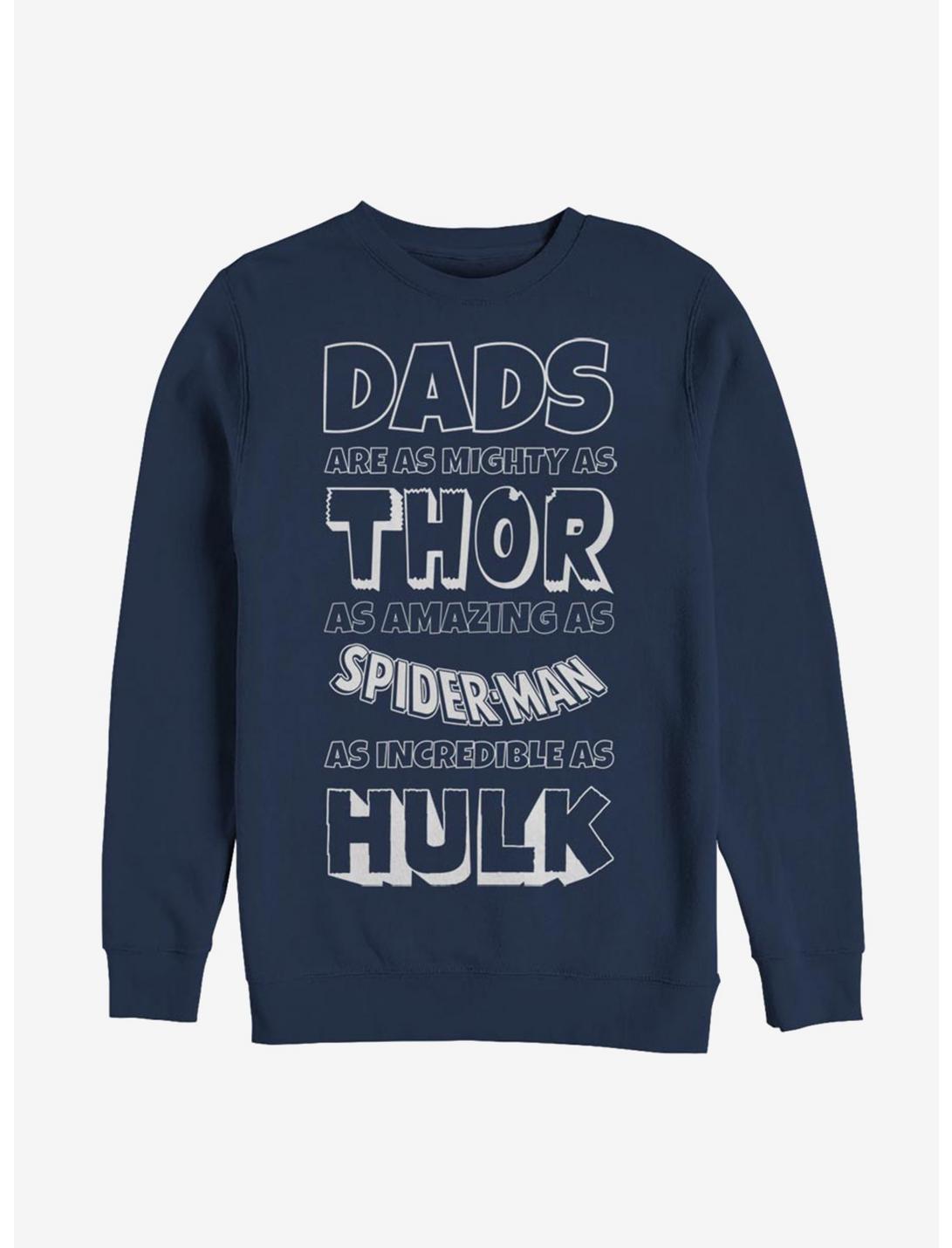 Marvel Marvel Dads Sweatshirt, NAVY, hi-res