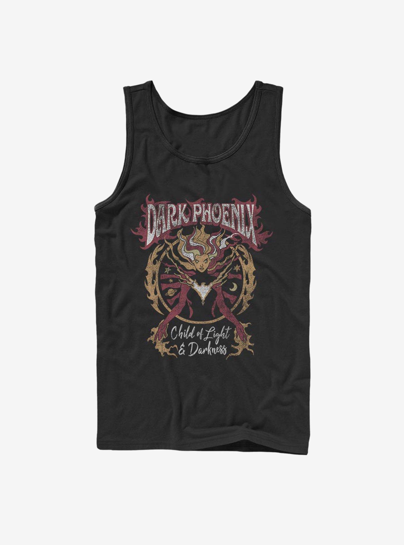 Marvel X-Men Dark Phoenix Phoenix Rising Tank, BLACK, hi-res