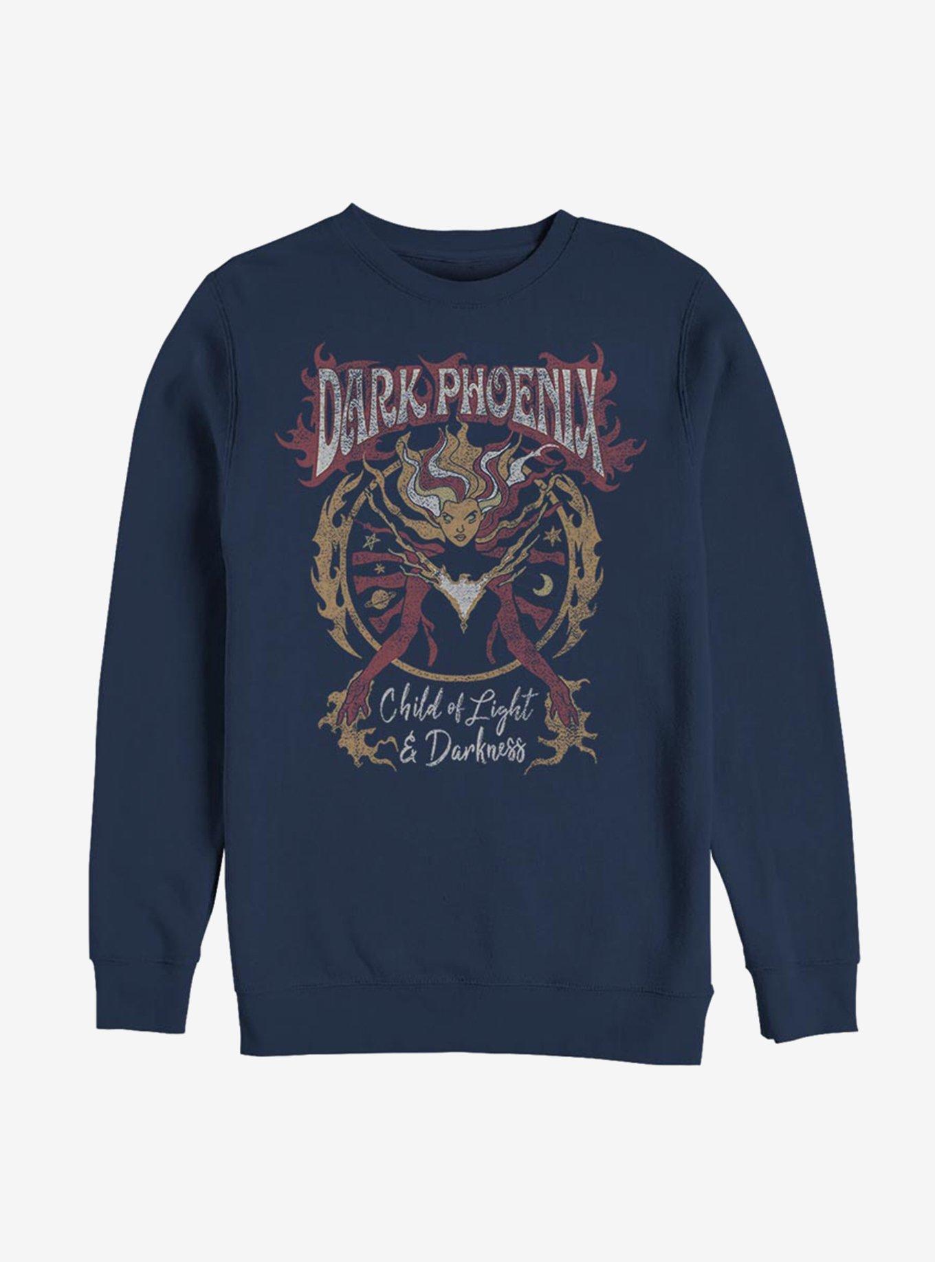 Marvel X-Men Dark Phoenix Phoenix Rising Sweatshirt, NAVY, hi-res