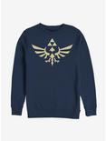 Nintendo The Legend of Zelda Triumphant Triforce Sweatshirt, NAVY, hi-res