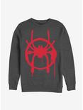 Marvel Spider-Man Miles Symbol Sweatshirt, CHAR HTR, hi-res