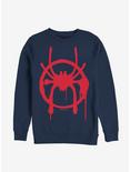 Marvel Spider-Man Miles Symbol Sweatshirt, NAVY, hi-res