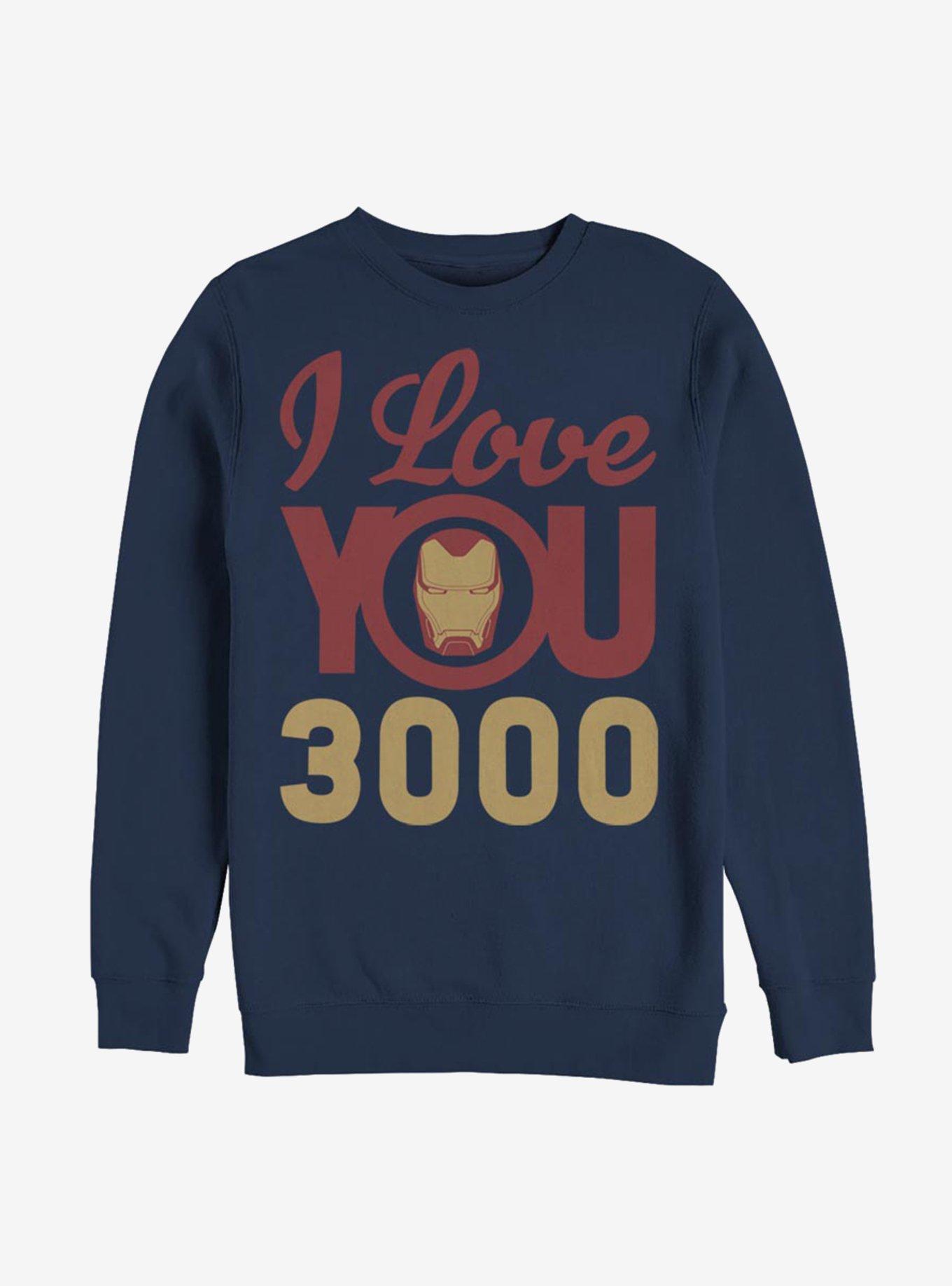 Marvel Avengers: Endgame 3000 Icon Face Sweatshirt, NAVY, hi-res