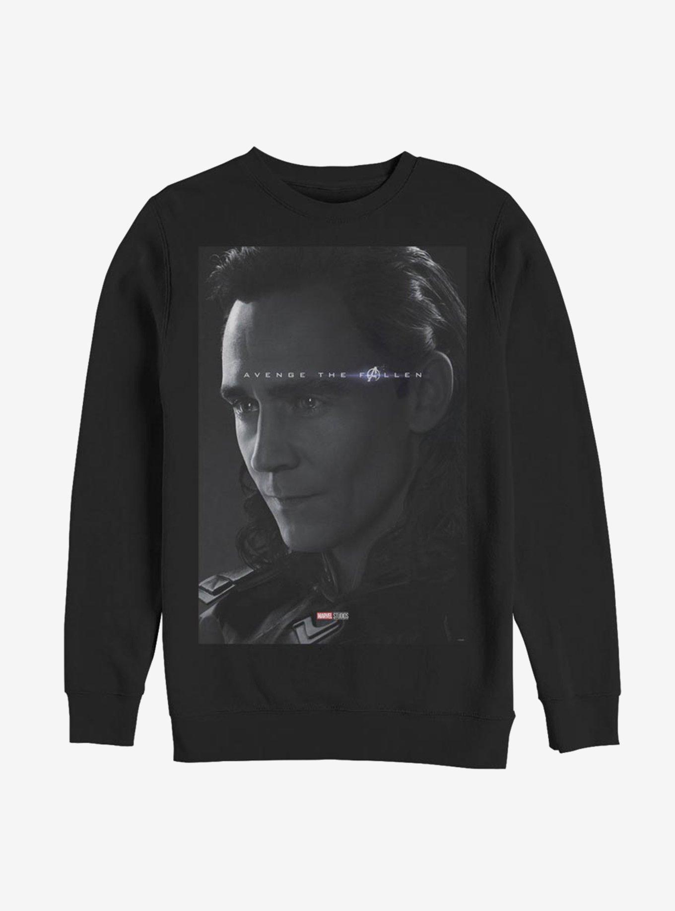 Marvel Loki Avenge Loki Sweatshirt, BLACK, hi-res