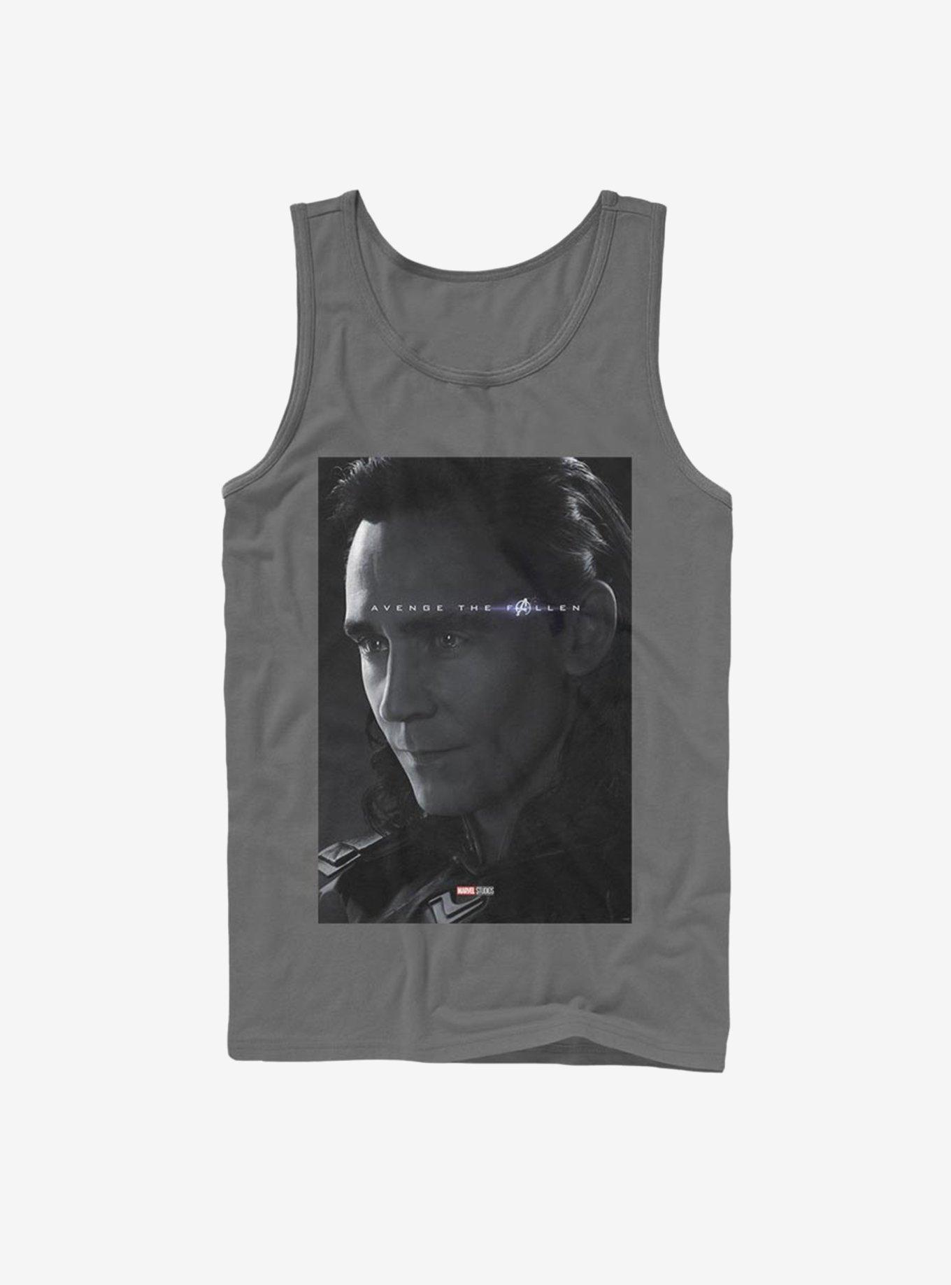 Marvel Loki Avenge Loki Tank, CHARCOAL, hi-res