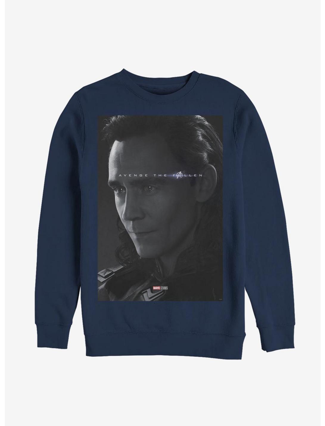 Marvel Loki Avenge Loki Sweatshirt, NAVY, hi-res