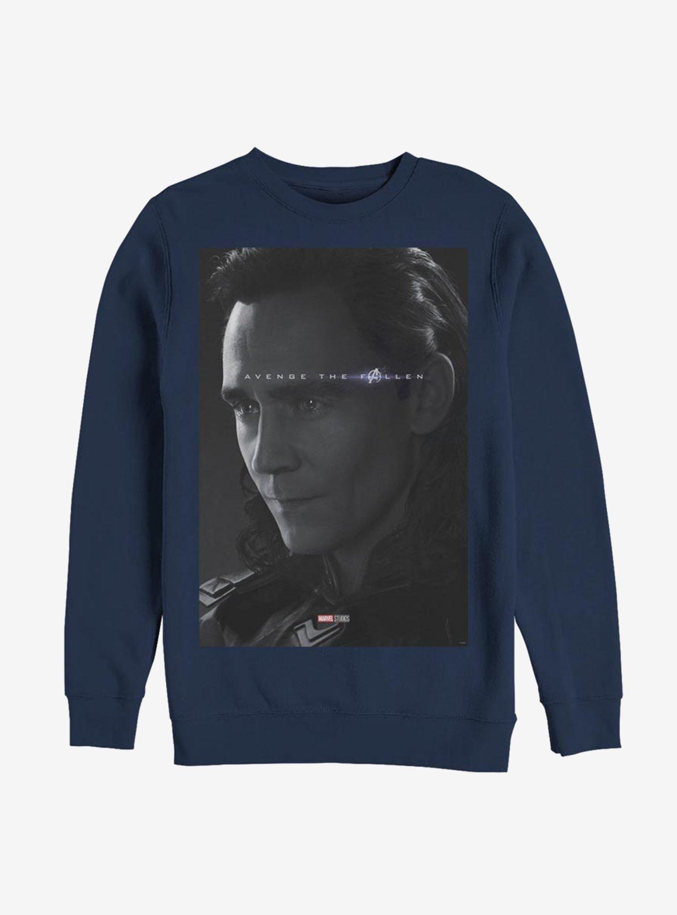 Marvel Loki Avenge Loki Sweatshirt, NAVY, hi-res