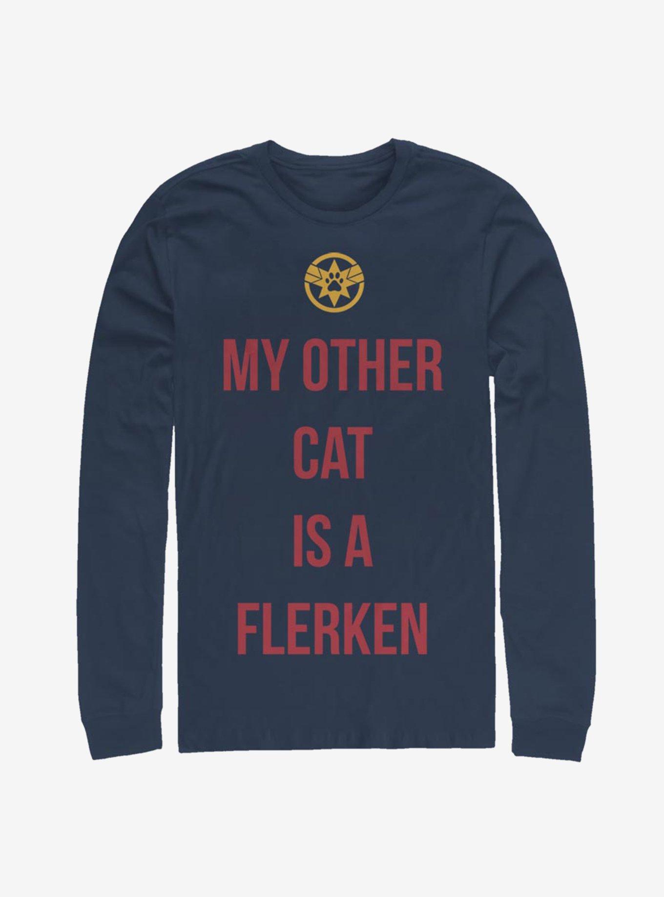 Marvel Captain Marvel Movie Other Cat Long-Sleeve T-Shirt