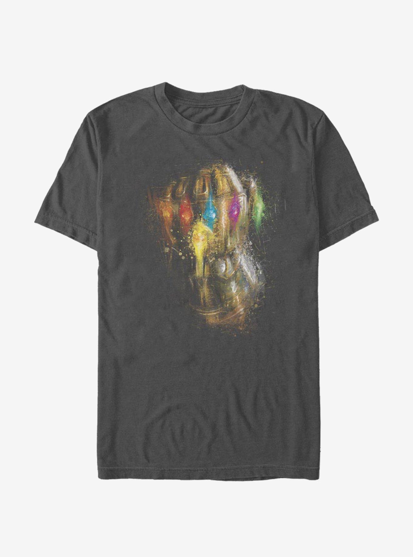 Marvel Avengers: Endgame Thanos Painting Glove T-Shirt - BLACK | Hot Topic