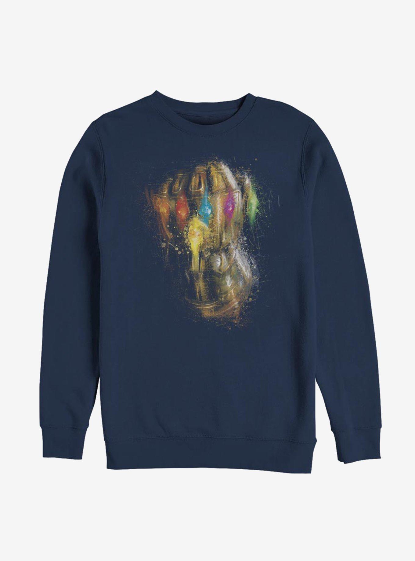 Marvel Avengers Painting Glove Sweatshirt, NAVY, hi-res