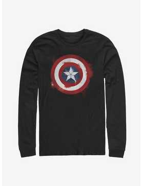 Marvel Captain America Spray Logo Long-Sleeve T-Shirt, , hi-res
